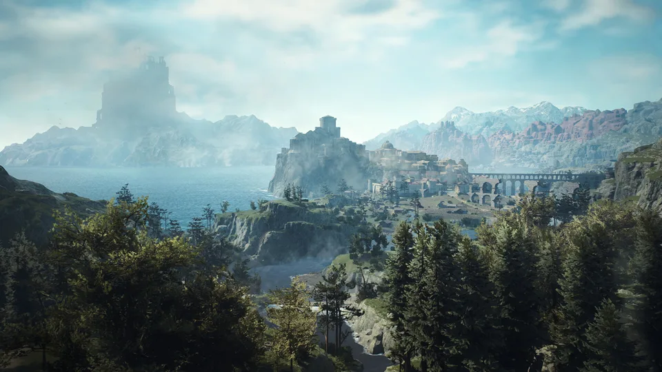Official Dragon’s Dogma 2 landscape artwork